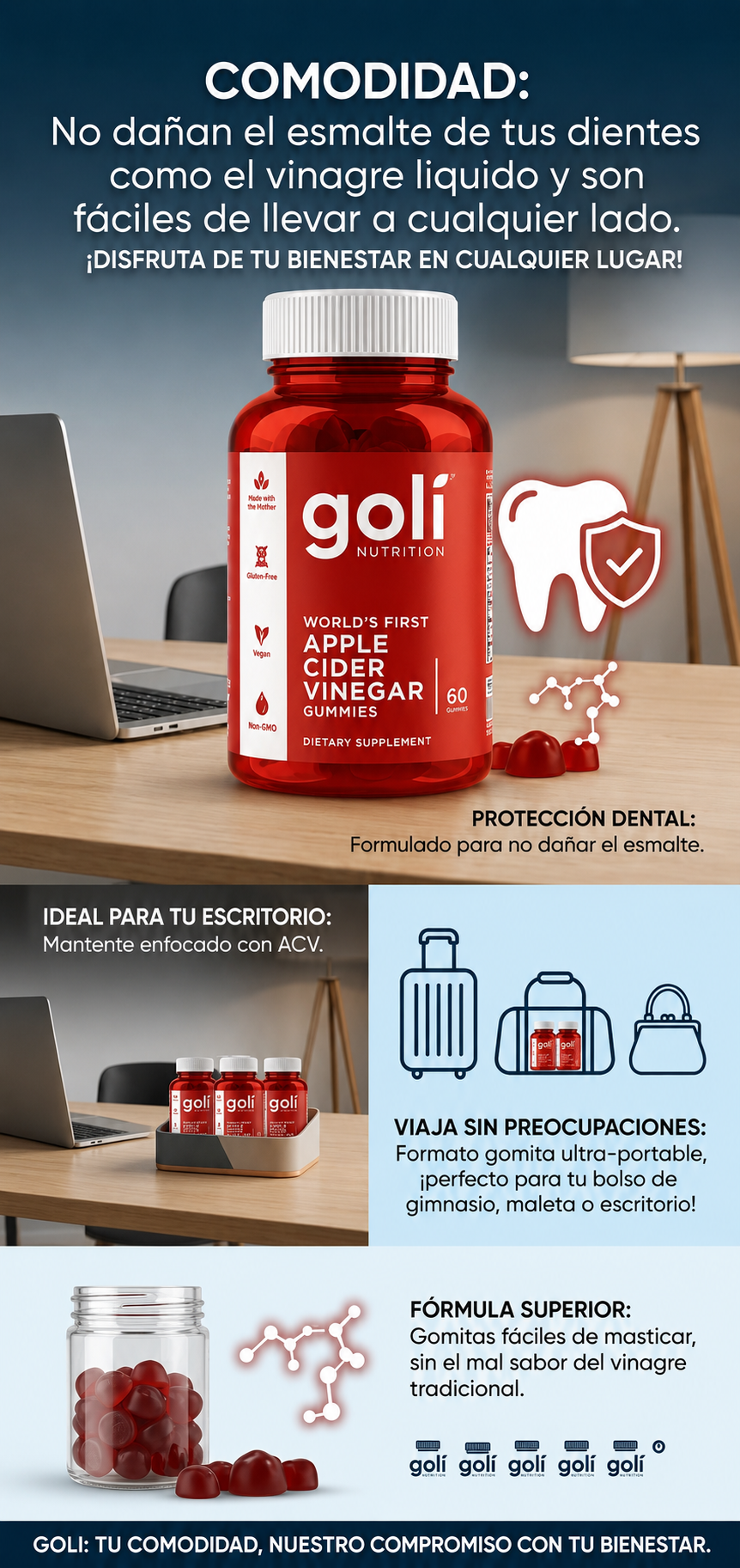 Vinagre de Manzana Goli