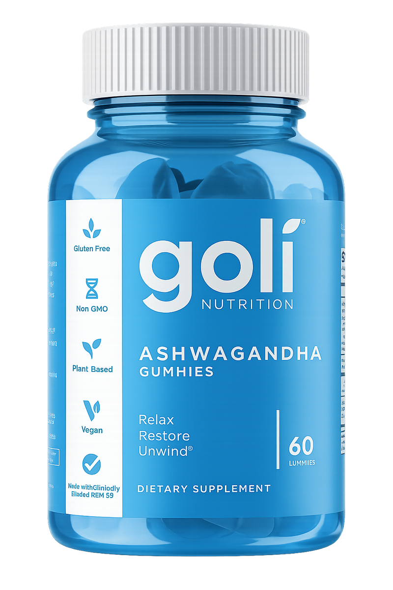 Gomitas Goli Ashwagandha — adaptógeno natural para reducir el estrés y mejorar el sueño